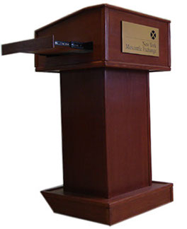 ps_1100_i_podium_or_lectern_cherry_on_oak_pull_out_side_shelf_plaque_logo