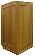 Pro-series 2200 traditional style lectern in nat oak